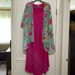 Emerald Dress and Shawl